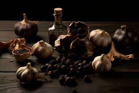 سیر سیاه اصل ستاره دخت + تازه و خوش‌ عطر
